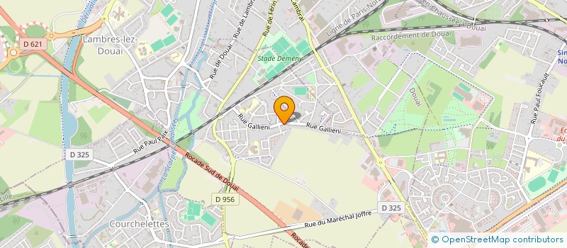 localisation de l'entreprise MONSIEUR PAUL PIETTE  LAMBRES-LEZ-DOUAI