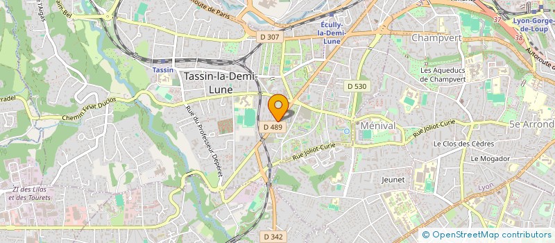 localisation de l'entreprise MONSIEUR PAUL PIJULET  TASSIN-LA-DEMI-LUNE