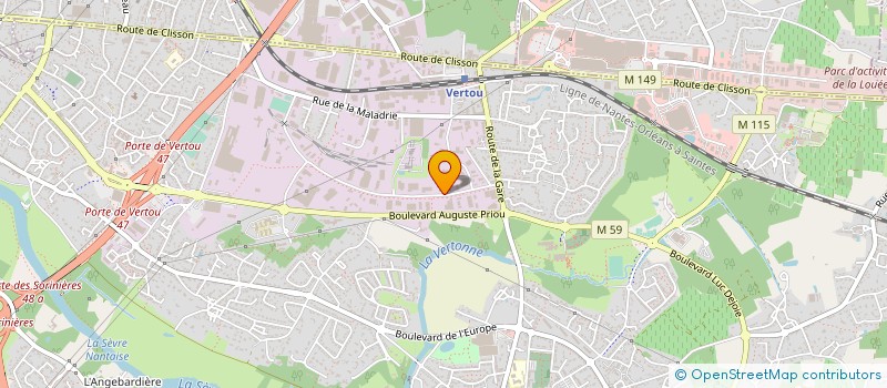 localisation de l'entreprise MONSIEUR PAUL PINET  VERTOU