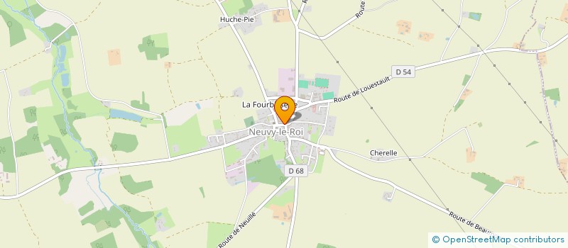 localisation de l'entreprise MONSIEUR PAUL PINIAC  SAINT-PATERNE-RACAN