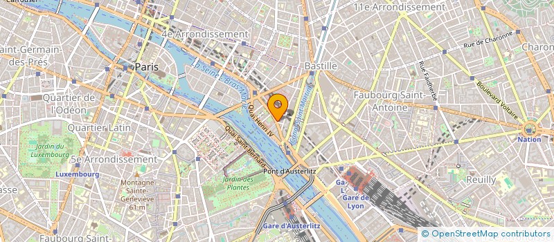 localisation de l'entreprise MONSIEUR PAUL PINIER  PARIS