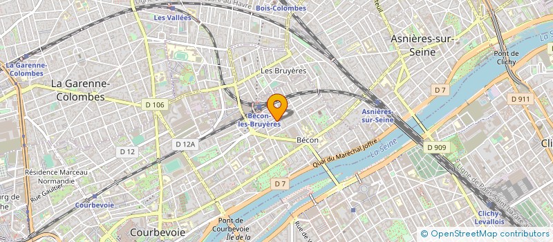 localisation de l'entreprise MONSIEUR PAUL PION à COURBEVOIE