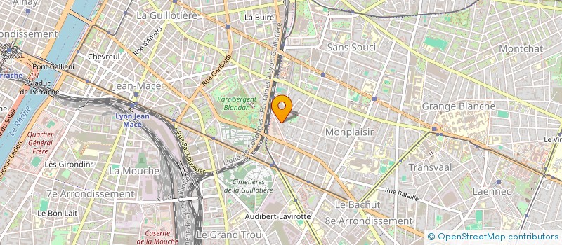 localisation de l'entreprise MONSIEUR PAUL PIPPIA  LYON