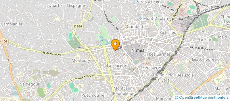 localisation de l'entreprise MONSIEUR PAUL PISTER  NIMES