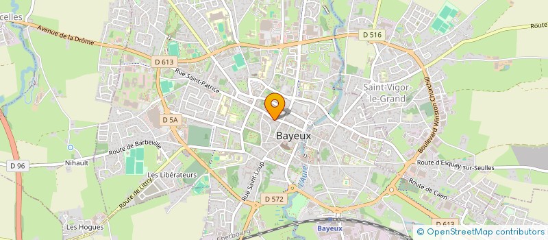 localisation de l'entreprise MONSIEUR PAUL PITTET  BAYEUX