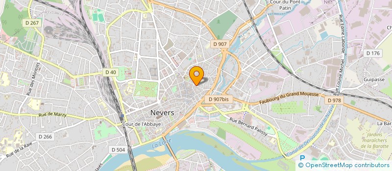 localisation de l'entreprise MONSIEUR PAUL PLACIDE à NEVERS