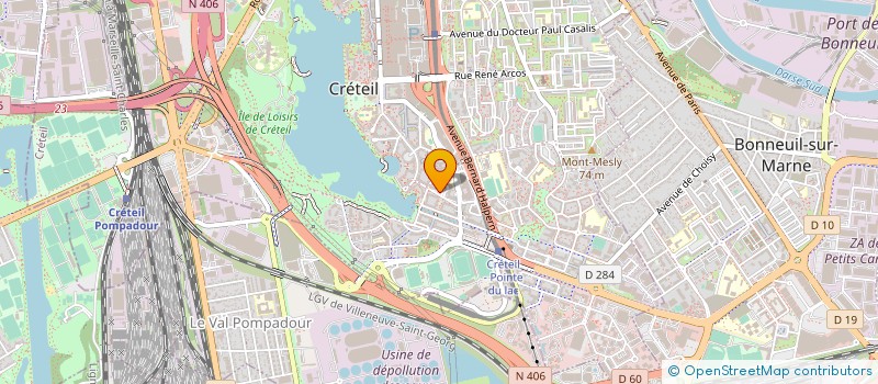 localisation de l'entreprise MONSIEUR PAUL POIVERT  CRETEIL