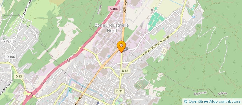 localisation de l'entreprise MONSIEUR PAUL PONCET  OYONNAX