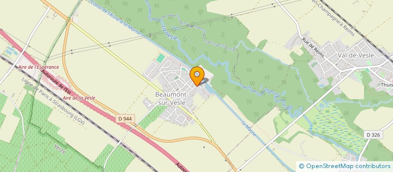 localisation de l'entreprise MONSIEUR PAUL PORTIER  BEAUMONT-SUR-VESLE