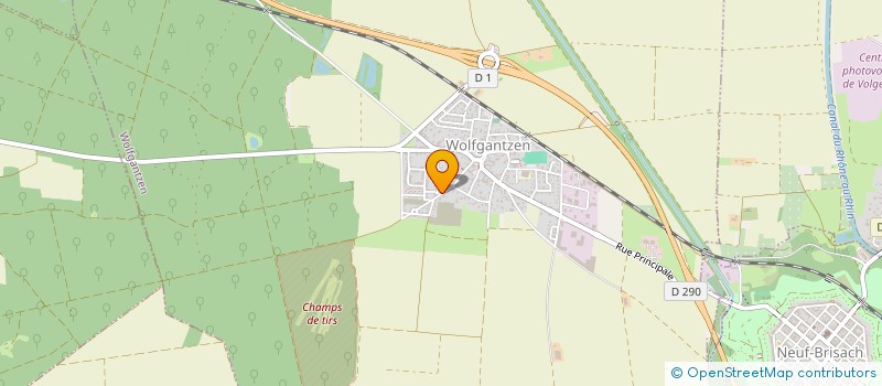 localisation de l'entreprise MONSIEUR PAUL POUDEVIGNE  WOLFGANTZEN