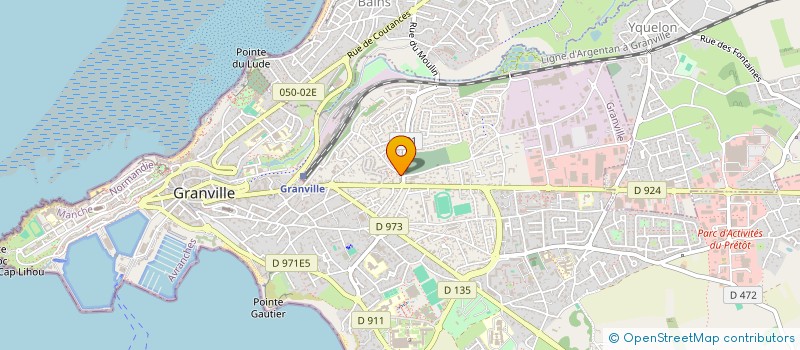 localisation de l'entreprise MONSIEUR PAUL POULARD  GRANVILLE