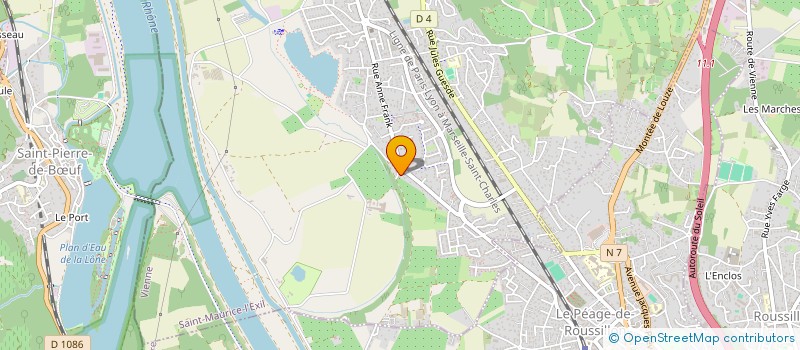 localisation de l'entreprise MONSIEUR PAUL POULIN  SAINT-MAURICE-L'EXIL