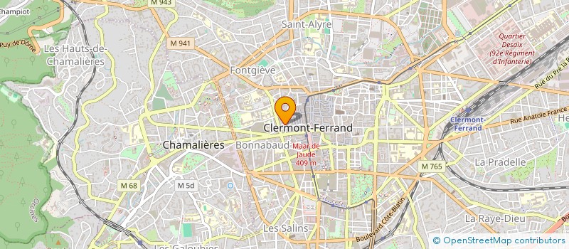localisation de l'entreprise MONSIEUR PAUL POURCET à CLERMONT-FERRAND