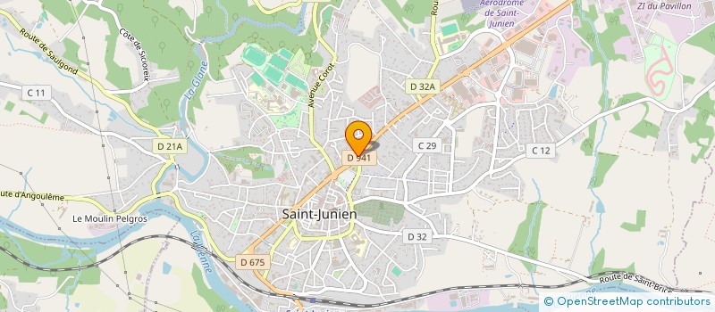 localisation de l'entreprise MONSIEUR PAUL POUZET à SAINT-JUNIEN
