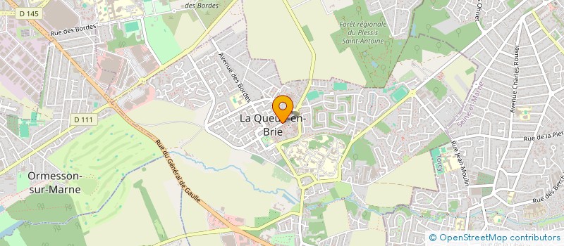 localisation de l'entreprise MONSIEUR PAUL POWL-ART  LA QUEUE-EN-BRIE