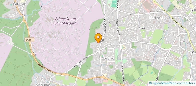 localisation de l'entreprise MONSIEUR PAUL POZZOBON  SAINT-MEDARD-EN-JALLES