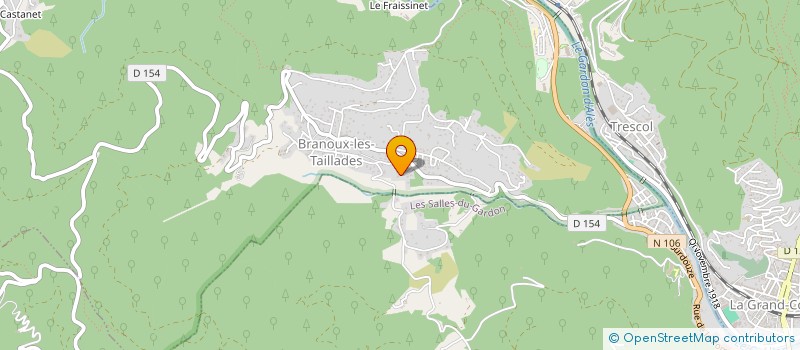 localisation de l'entreprise MONSIEUR PAUL PRIVAT à BRANOUX-LES-TAILLADES