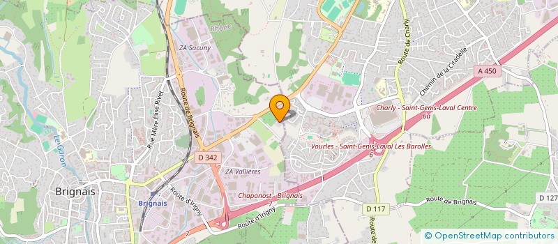 localisation de l'entreprise MONSIEUR PAUL PROST  BRIGNAIS