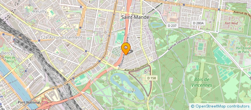 localisation de l'entreprise MONSIEUR PAUL PRUNEAU à SAINT-MANDE