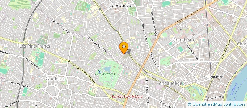 localisation de l'entreprise MONSIEUR PAUL PUIROUX  LE BOUSCAT