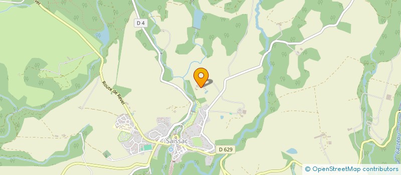 localisation de l'entreprise MONSIEUR PAUL PUJOL  SAISSAC