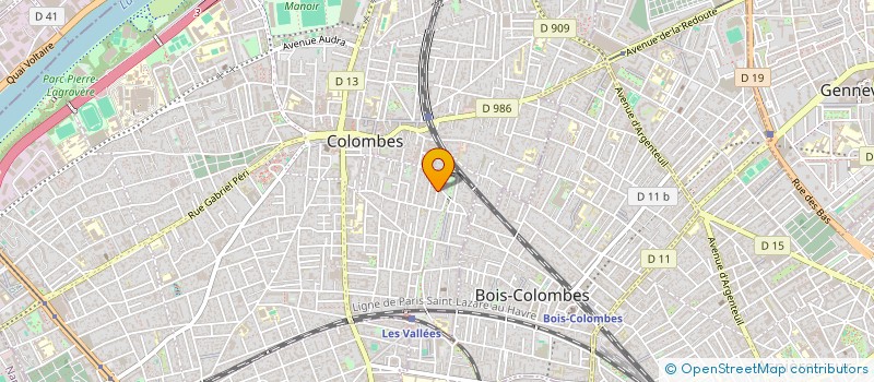 localisation de l'entreprise MONSIEUR PAUL QUANTIN à COLOMBES
