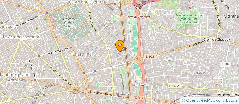 localisation de l'entreprise MONSIEUR PAUL QUINIOU  PARIS