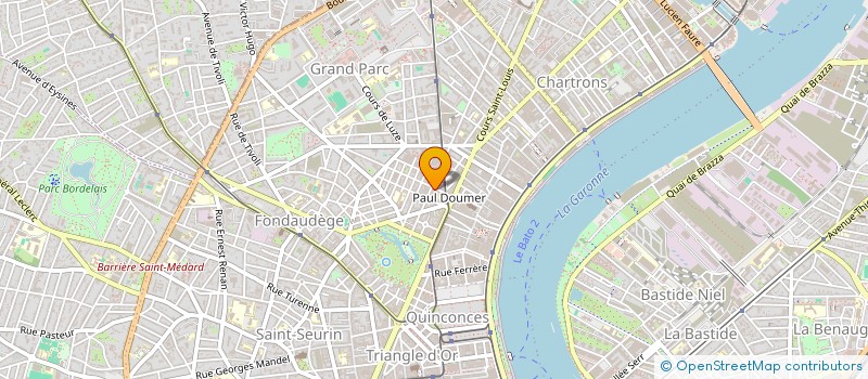 localisation de l'entreprise MONSIEUR PAUL QUINTRIE LAMOTHE  BORDEAUX