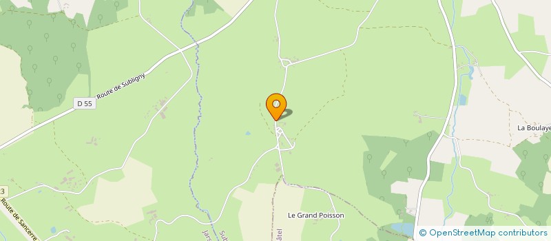 localisation de l'entreprise MONSIEUR PAUL RABINEAU  SUBLIGNY