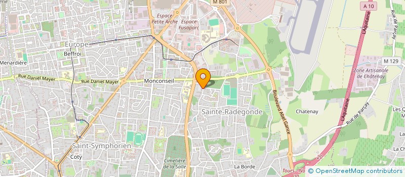 localisation de l'entreprise MONSIEUR PAUL RADON à TOURS