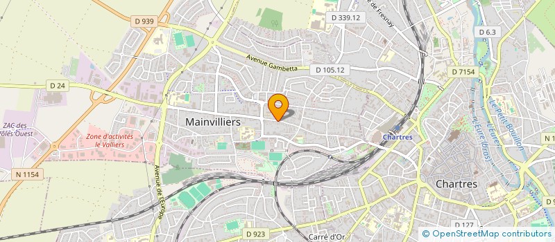 localisation de l'entreprise MONSIEUR PAUL RALLIN à MAINVILLIERS