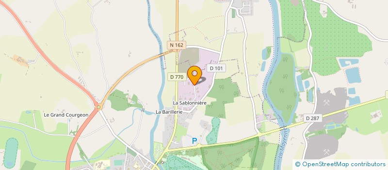 localisation de l'entreprise MONSIEUR PAUL RAME  LE LION D'ANGERS