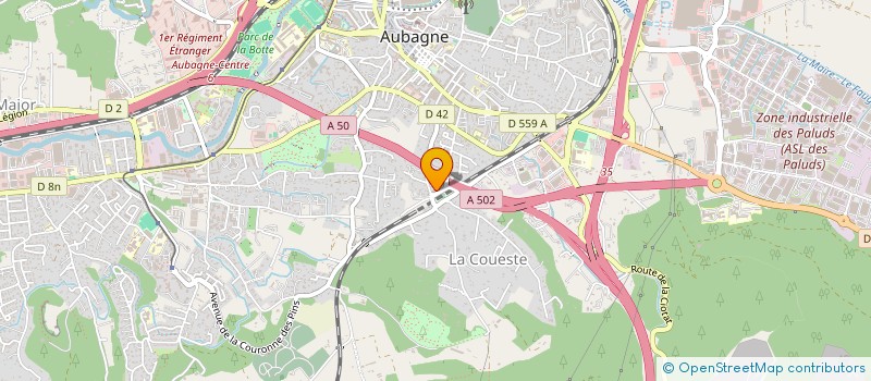localisation de l'entreprise MONSIEUR PAUL RAMIANDRASOA à AUBAGNE