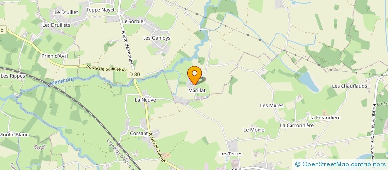 localisation de l'entreprise MONSIEUR PAUL RAVINET  SAINT-CYR-SUR-MENTHON