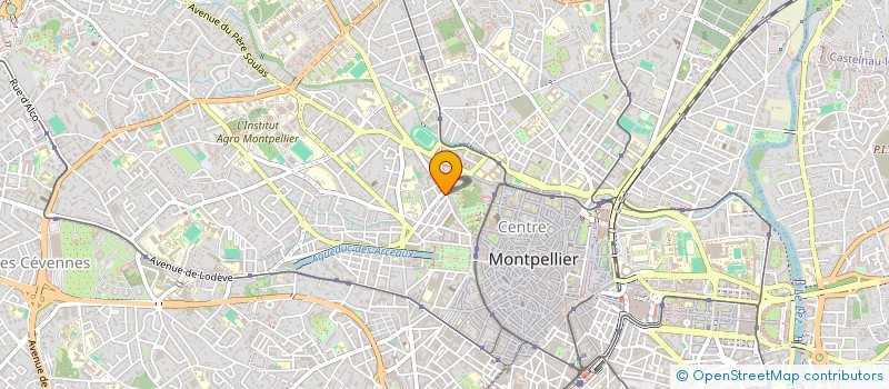 localisation de l'entreprise MONSIEUR PAUL RAVOIRE  SAINT-GELY-DU-FESC