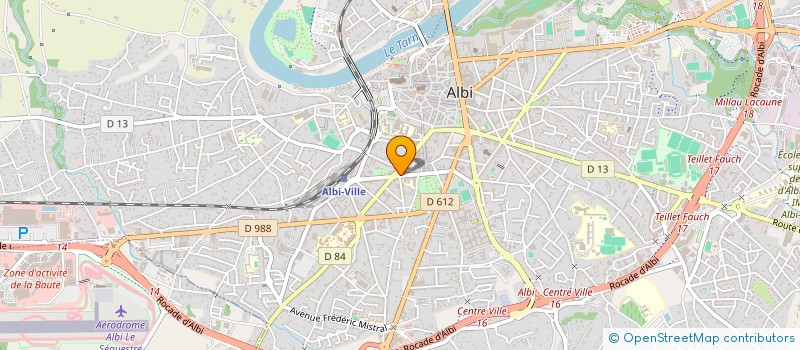 localisation de l'entreprise MONSIEUR PAUL RAVON à ALBI