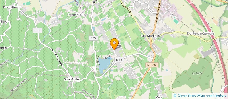 localisation de l'entreprise MONSIEUR PAUL RECORDON  PORTE-DE-SAVOIE