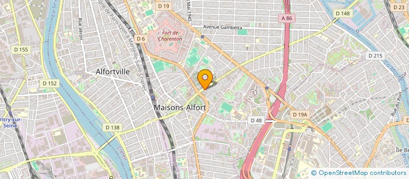 localisation de l'entreprise MONSIEUR PAUL REEVES  MAISONS-ALFORT