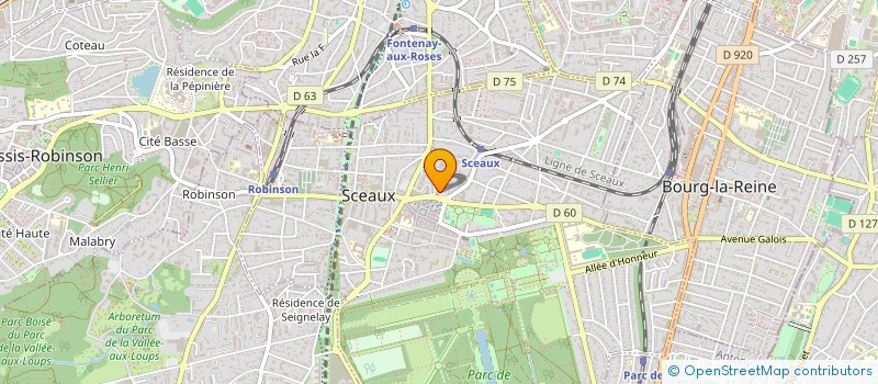 localisation de l'entreprise MONSIEUR PAUL REGAUD à SCEAUX