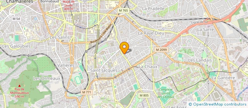 localisation de l'entreprise MONSIEUR PAUL REGNAT  CLERMONT-FERRAND