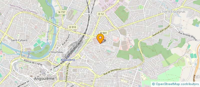 localisation de l'entreprise MONSIEUR PAUL REIX à ANGOULEME