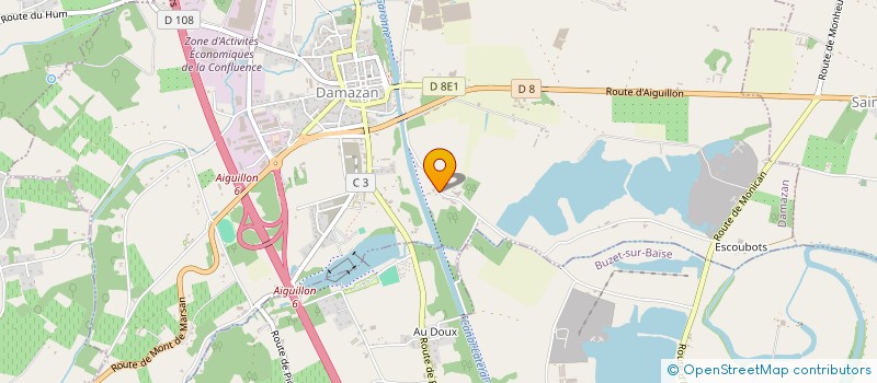 localisation de l'entreprise MONSIEUR PAUL REJALOT  CAUBEYRES