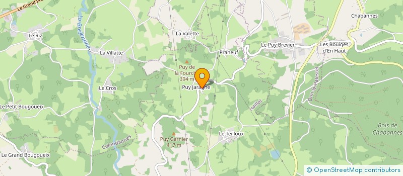 localisation de l'entreprise MONSIEUR PAUL REJAUD à NAILLAT