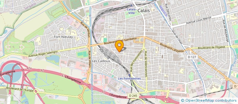 localisation de l'entreprise MONSIEUR PAUL REMBERT  CALAIS