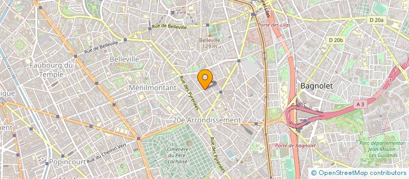 localisation de l'entreprise MONSIEUR PAUL RENARD  PARIS