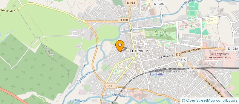 localisation de l'entreprise MONSIEUR PAUL RENOULT  LUNEVILLE