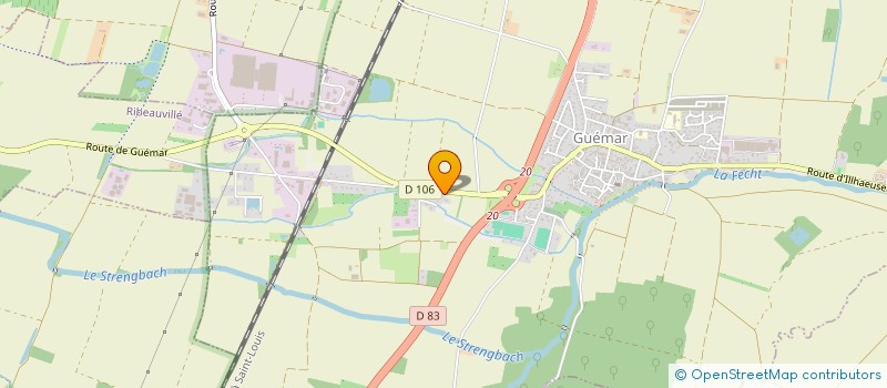 localisation de l'entreprise MONSIEUR PAUL REUTHER  GUEMAR