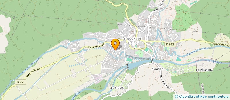 localisation de l'entreprise MONSIEUR PAUL REYNAUD à GREOUX-LES-BAINS