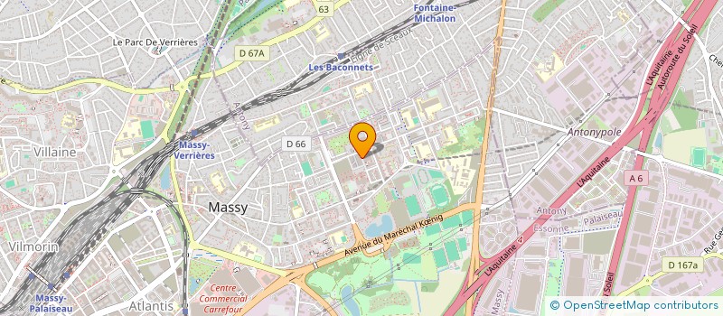 localisation de l'entreprise MONSIEUR PAUL REYPE à MASSY