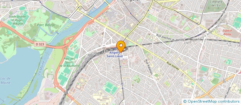 localisation de l'entreprise MONSIEUR PAUL RIBEILL à ANGERS